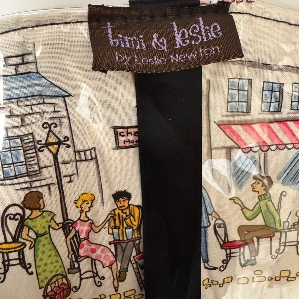 Timi & Leslie by Leslie Newton Parisian Print Baby Messenger Bag